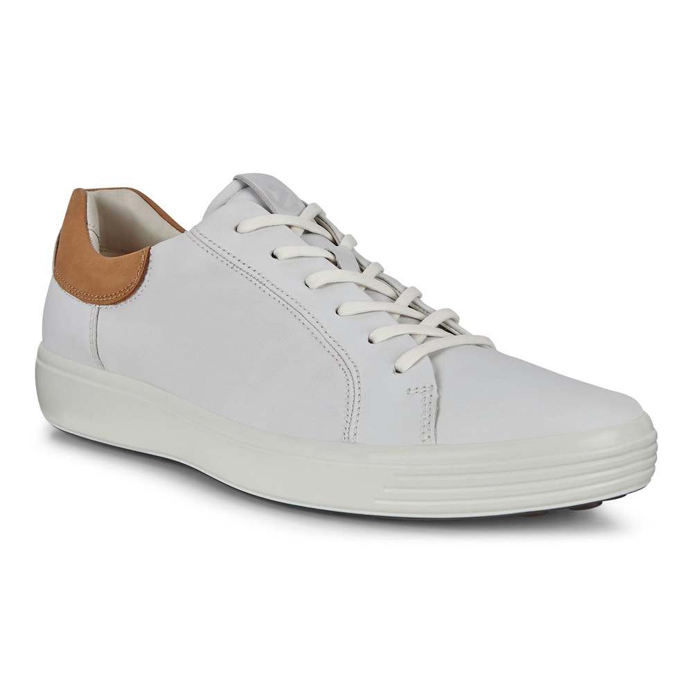 ECCO Mens Sneakers White - Soft 7 Streets - BGE-306128